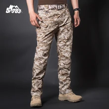2016 Men Quick Dry Clothing Camouflage Cargo Trouser Male Outdoor Training Tactical Man Pantalon Homme Military Pants