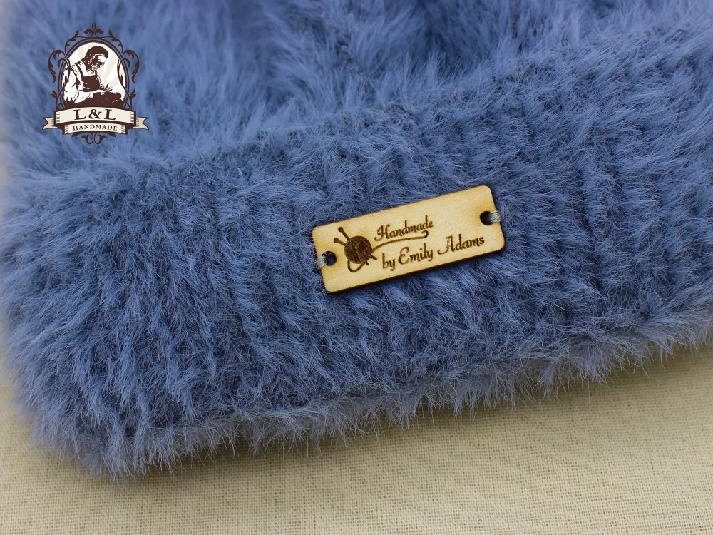

Custom Tags, wood custom tag, personalized, wood label, engraved, business tag (WDBQ84)