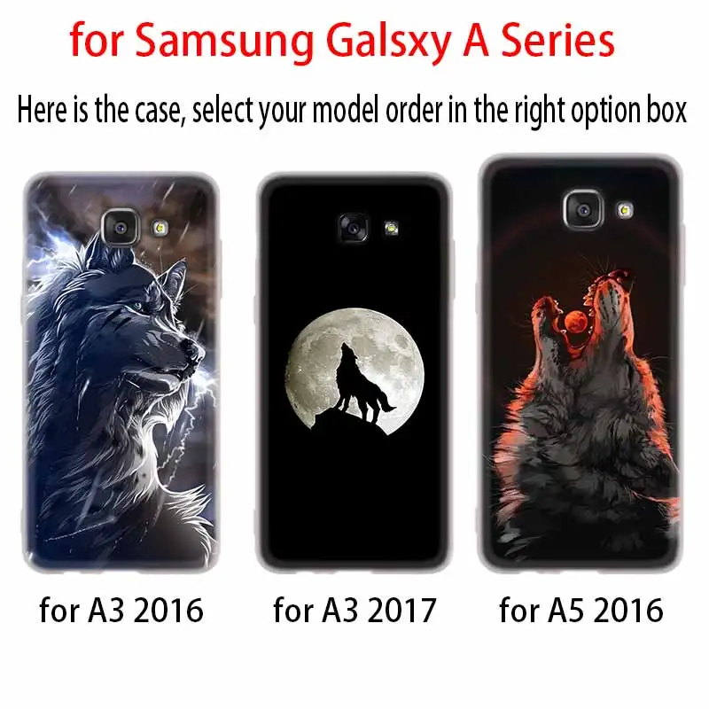 Силиконовый чехол для Samsung Galaxy A6 A8 A9 A7 A5 A3 плюс 2018 2017 2016 2015 A71 звезда вой волка