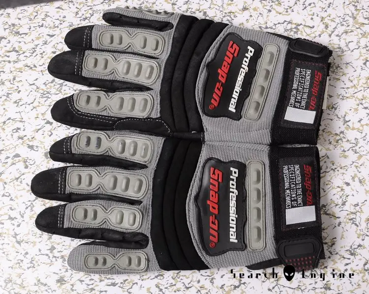 GREY Профессиональные перчатки с защелкой GL-12-BE BK - Цвет: GREY