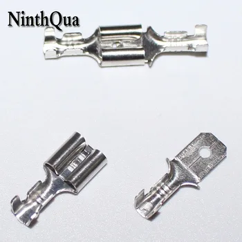 

20sets 6.3mm Crimp Terminal 6.3 mm Male Female Spade Connector for 22-16AWG Wire