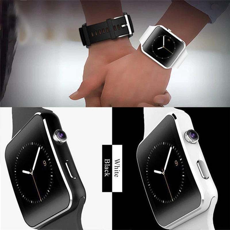 

Waterproof X6 Smart Watch Bluetooth SIM Phone Camera For Android/iOS