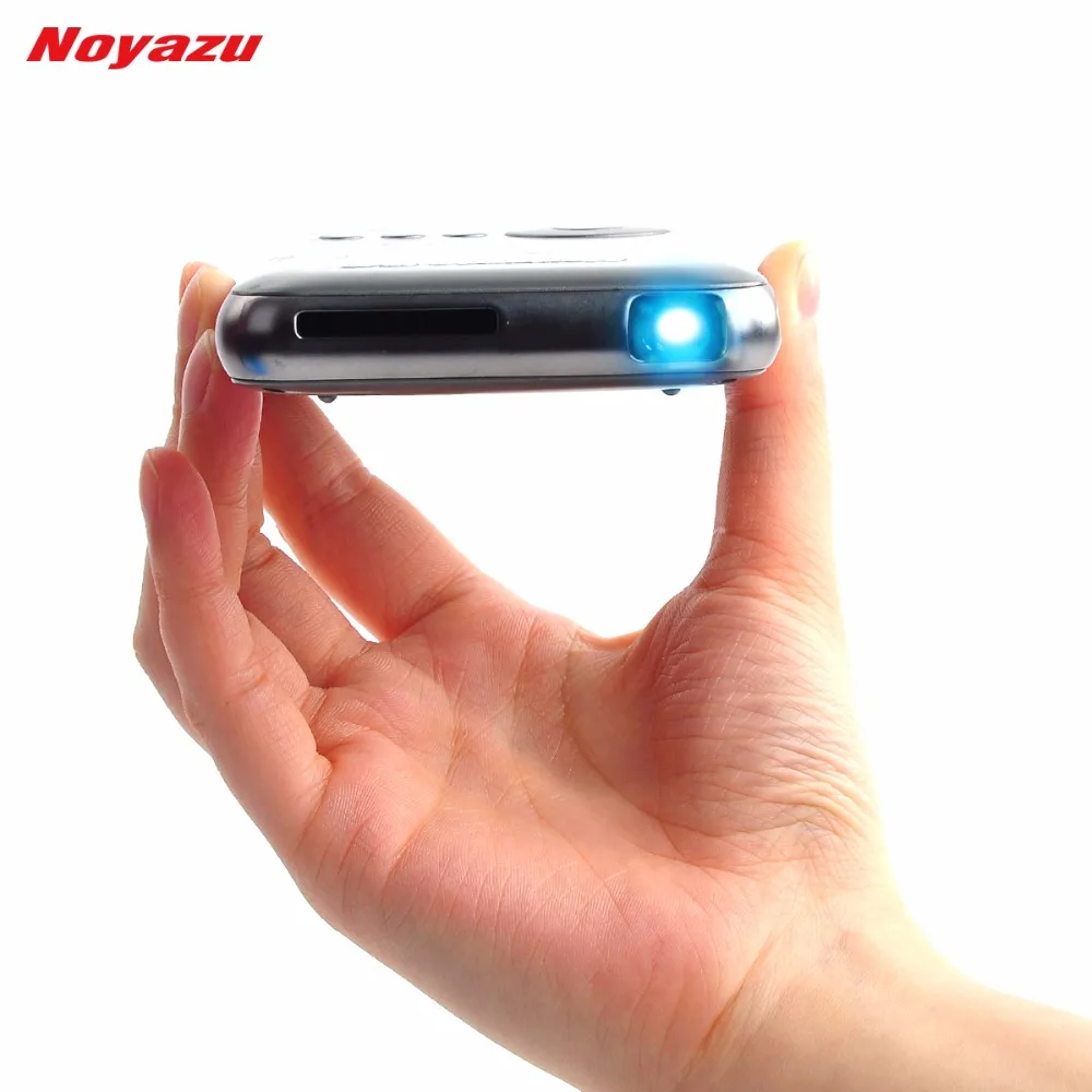 NOYAZU 1500 Lumens 32GB HDMI in Mini DLP Projector Bluetooth 4 0 font b Android b