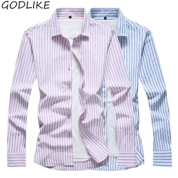 

Men Fashion Shirts 2019 Male Striped Formal Dress Shirt Long Sleeve Mens Brand Casual Shirts Plus Big Size 5XL 6XL 7XL