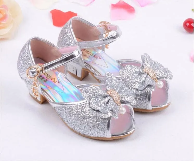 Girls Princess Leather Shoes-15