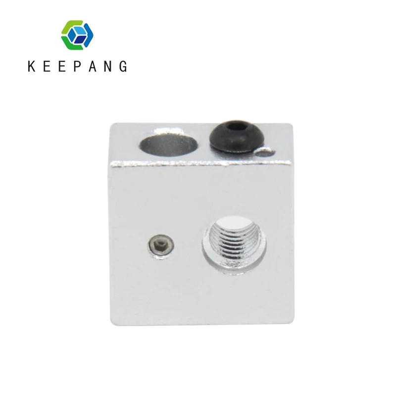 

Kee Pang 3D printer Accessories heating block Makerbot MK7 MK8 dedicated print head heated Aluminum block MK8 Extruder