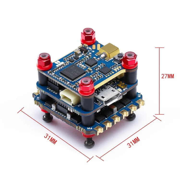 IFlight sucex Mini F4 V2 Flight Tower 2 6S W/sucex V2.1 FC/sucex 35A 4 в 1 ESC/sucex PIT/25/100/200/400/500mW VTX|Детали и
