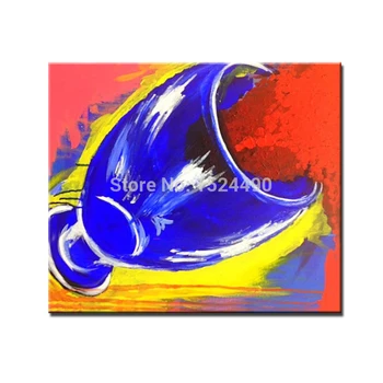 

100% Hand Painted Modern Abstract Wine Glass Art Oil Painting On Canvas Paintings For Living Room Home Decoration Free Shipping