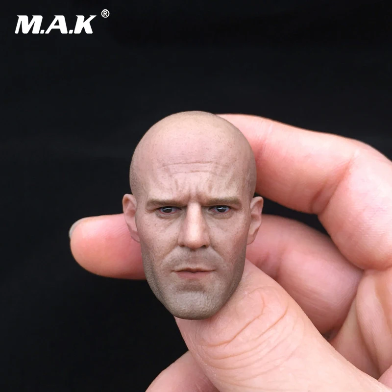 

1/6 Jason Statham Head Sculpt Fast and Furious 8 Death Squads Head Carving for 12" Figure Doll Action Figure Accessory