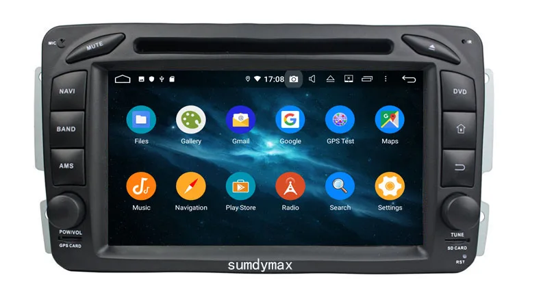 Flash Deal HD 1024*600 touch screen android 9.0 car dvd player for Mercedes Benz W209 W203 W163 W463 Viano W639 Vito W168 GPS BT 64G ROM 2