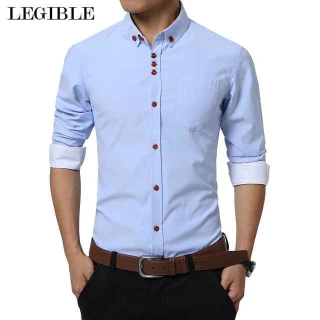 2018 New Fashion Casual Men Shirt Long Sleeve Trend Slim Fit Men ... 2018 New Fashion Casual Men Shirt Long Sleeve Trend Slim Fit Men ...