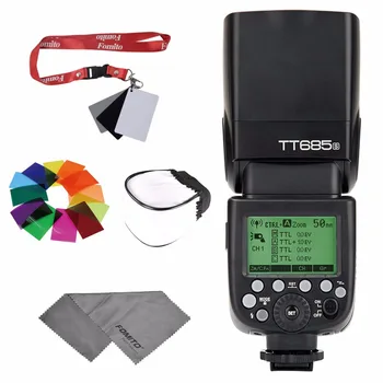 

Godox TT685S HSS 1/8000S GN60 TTL Flash Speedlite TTL/M/Multi/S1/S2 for Sony A7 A7R A7S A7II A7RII A58 A99 A6000 DSLR