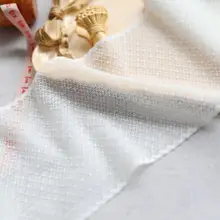 1 метр молочно-белая высококачественная эластичная кружевная лента DIY для пошива швейных изделий ручной работы материал с кружевной отделкой аксессуары для одежды