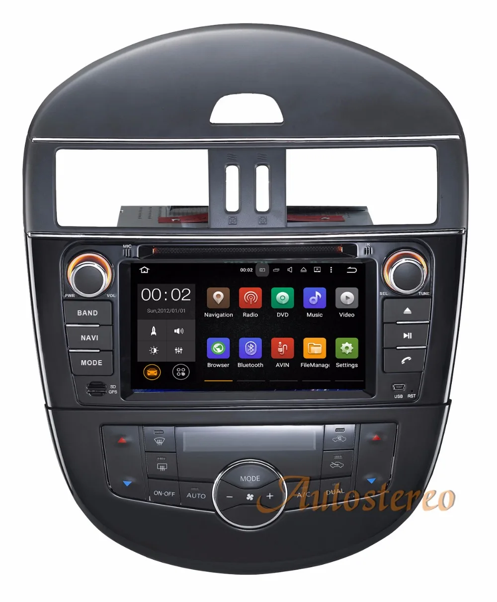 Cheap The Newest Android 7.1 Car GPS Navigation DVD Player For NISSAN Nissan Tiida Versa 2011-2017 auto stereo multimedia radio pad 2