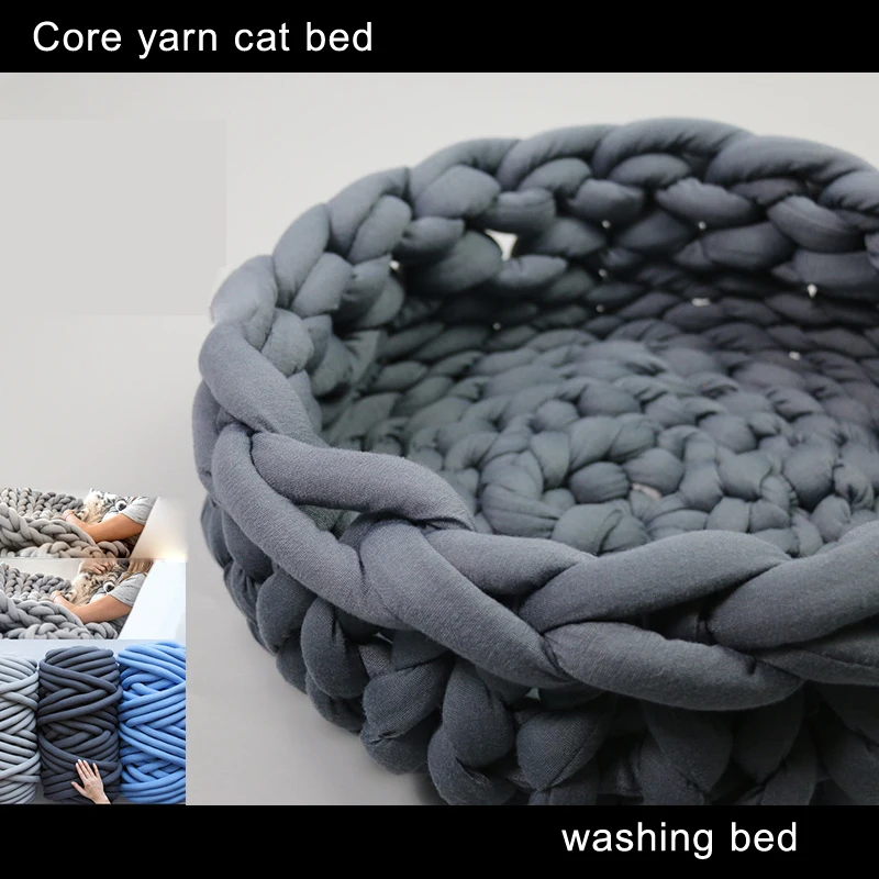 Для питомцев, зимний, теплый лежак для кошек, кровать для собак, подушка для сна, коврик для собак и кошек, стиральная кровать