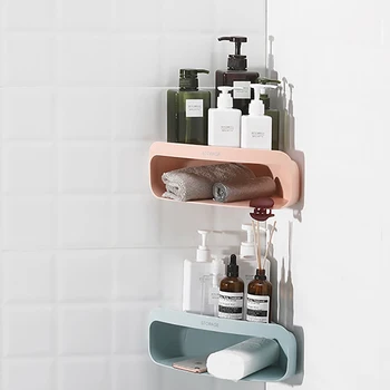 

wall mount corner storage rack bathroom wall storage rack paste wall shelves Bathroom organizer Corner Storage holder Shelves