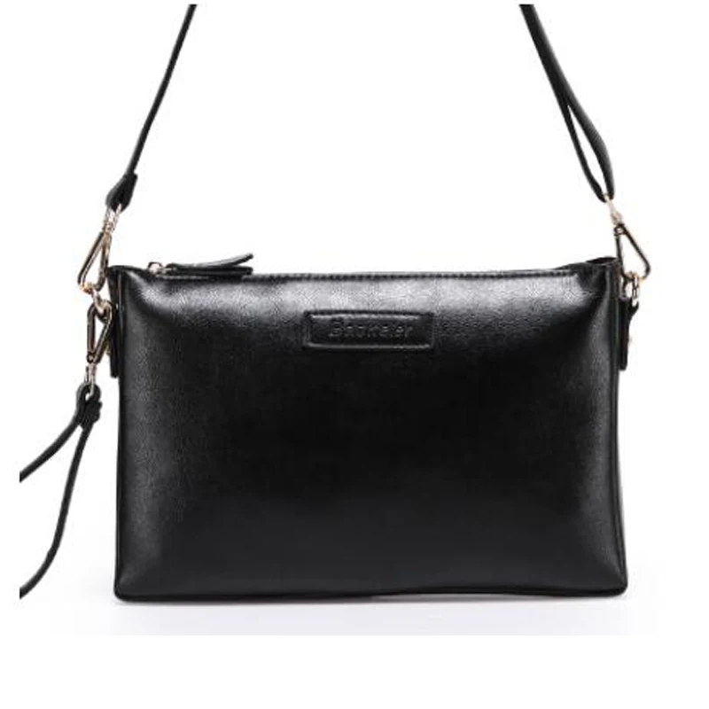 Black Leather Messenger Bags For Women