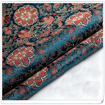

Brocade Fabric Damask Jacquard America style Apparel Costume Upholstery Furnishing Curtain DIY Clothing Material by meter