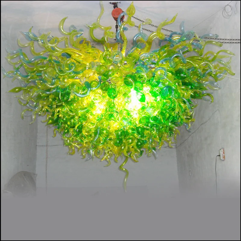 

Долина Chihuly Стиль Китайский LED муранское стекло люстра лампа рот выдувное стекло люстра освещение