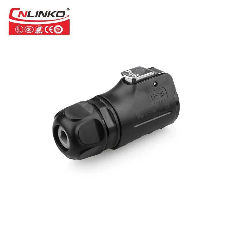 CNLINKO 20A 500V 4 Pin AC DC Мощность Промышленный разъем с разъемом папа муфтовый