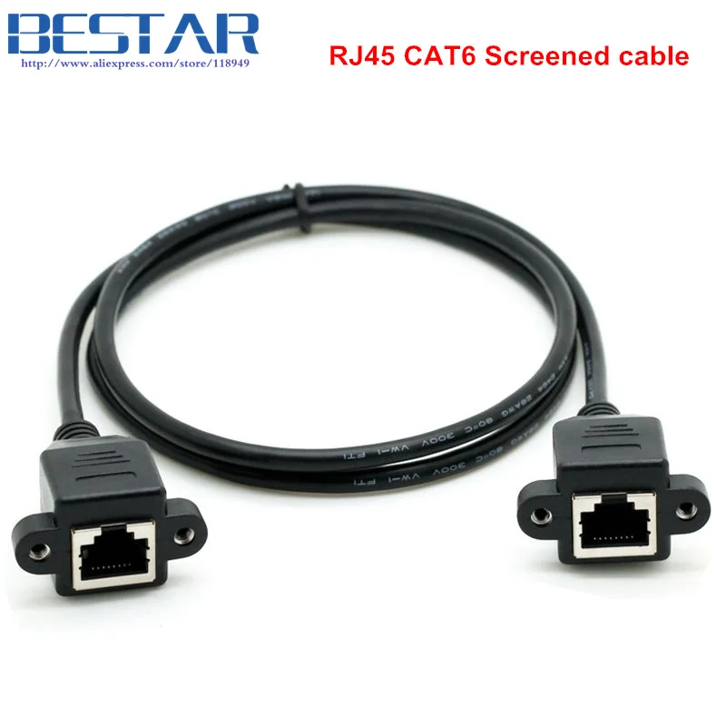 RJ45 8P8C Cat 6 Cat6 CAT5e Female to Female Lan Network
