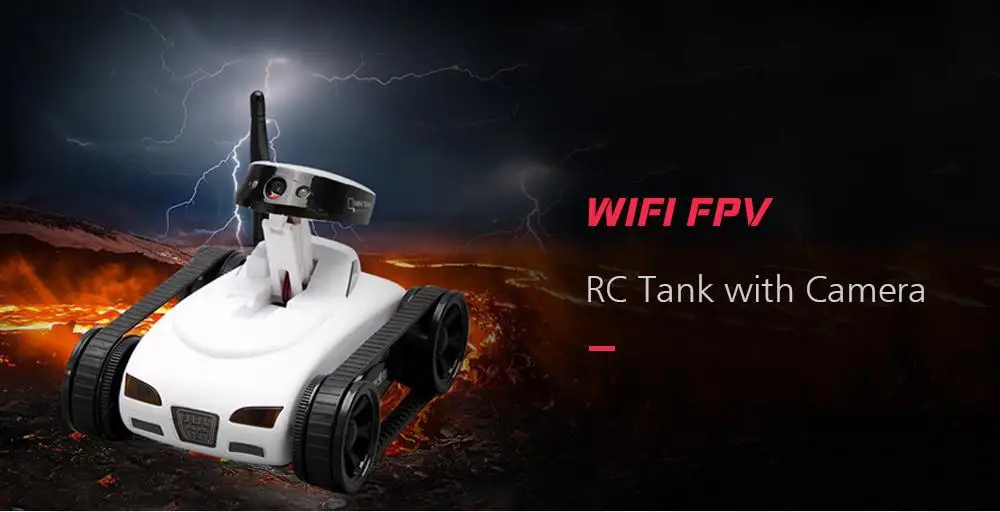 В режиме реального времени передача видео Wifi Танк RC автомобиль с камерой игрушка