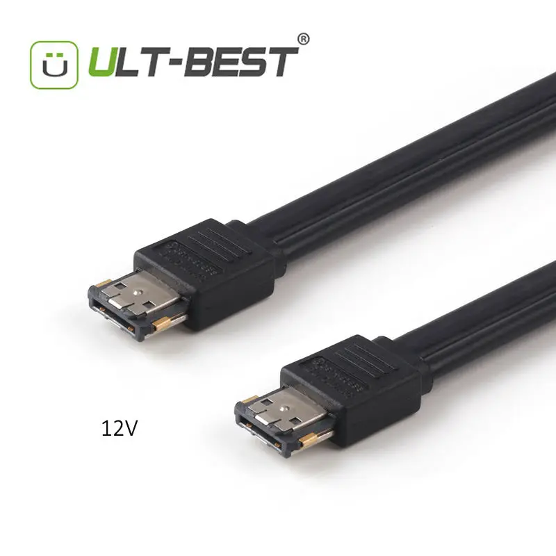 eSATA+USB Combined Cable to an eSATA Male and USB Mini type Male