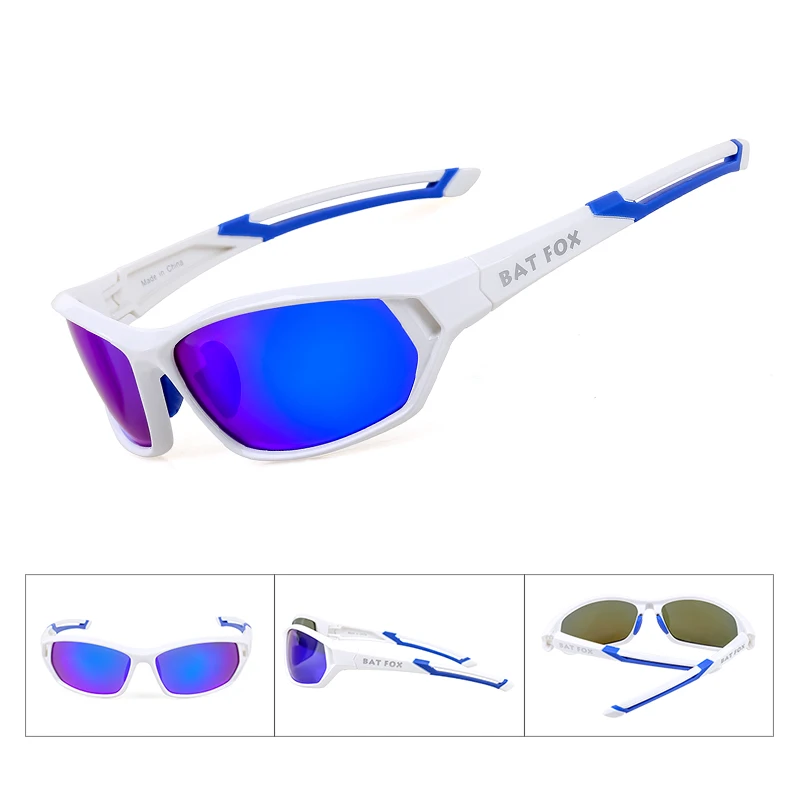 BATFOX фотохромные поляризационные очки, поляризованные солнцезащитные очки для езды на велосипеде, велосипедные очки, MTB очки Gafas Ciclismo - Цвет: F-869