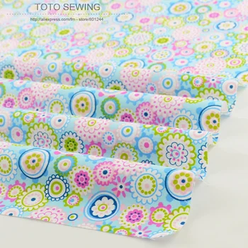 

Printed floral patterns 50cmx160cm/piece cotton fabric tilda tecido quilting fabrics for DIY patchwork baby bedding clothing