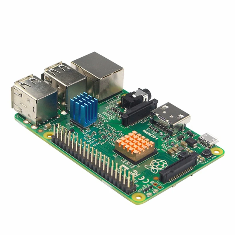 Радиатор для Raspberry Pi 3 12 шт./лот медный алюминиевый радиатор комплект охладителя 3B