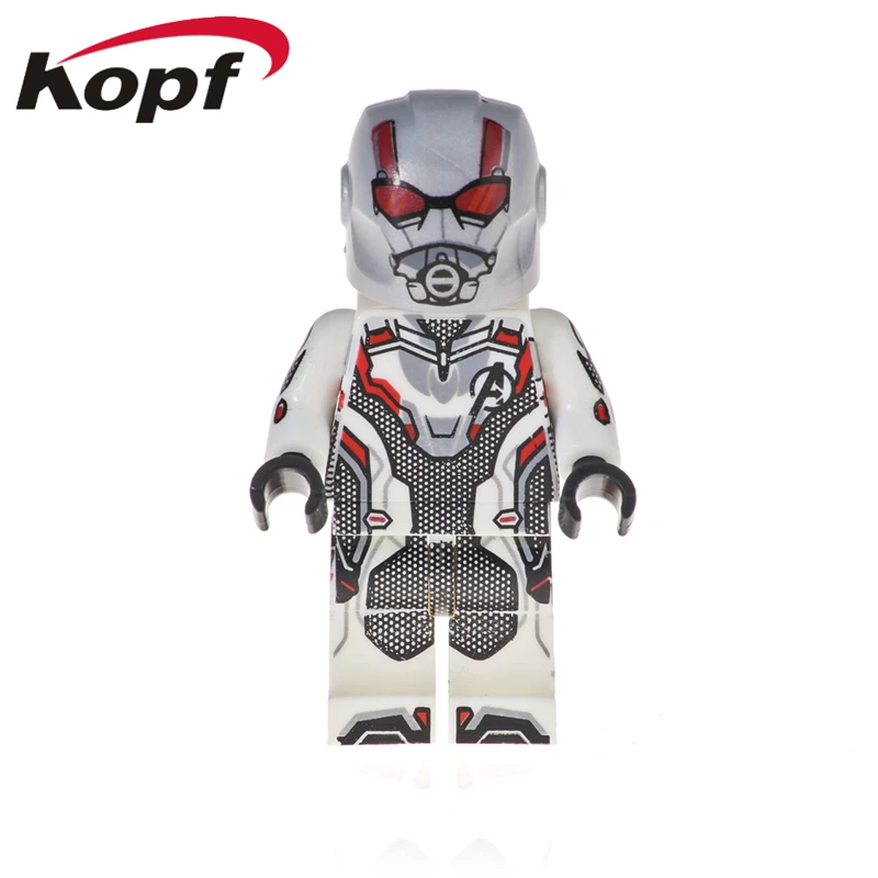 

Building Blocks Avengers 4 Super Heroes Ant-Man Iron Man Captain America Black Widow Figures For Children Education Toys XH 1208