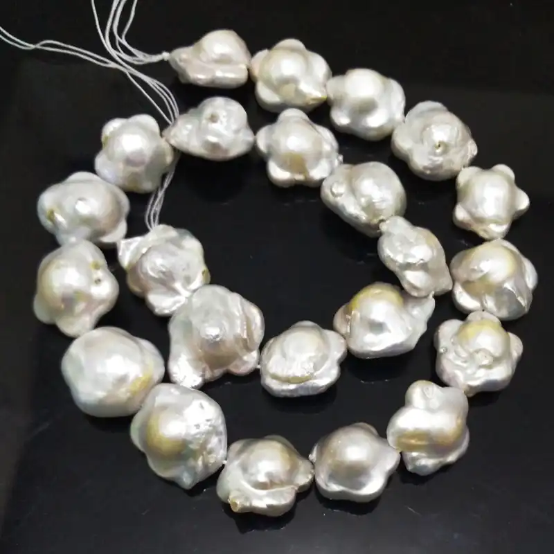 1pcs 16-26mm huge white baroque pearl Loose bead Fashion AAA Flawless Natural