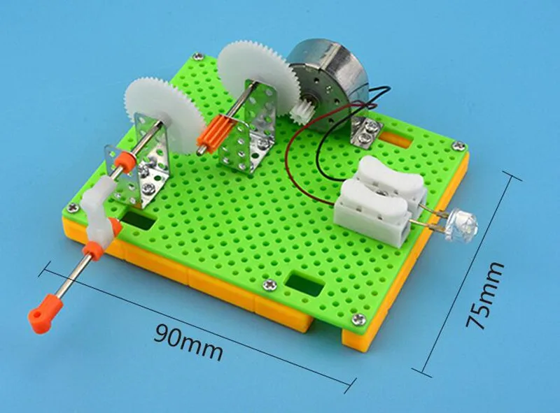 for Visiting Monday Kids DIY Hand Crank Generator Assemble