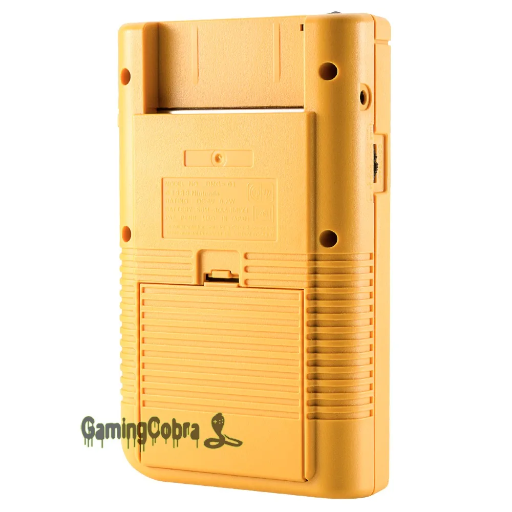 Yellow Solid Full Housing Shell Buttons with Screen Len for Gameboy DMG-01 - GBF001