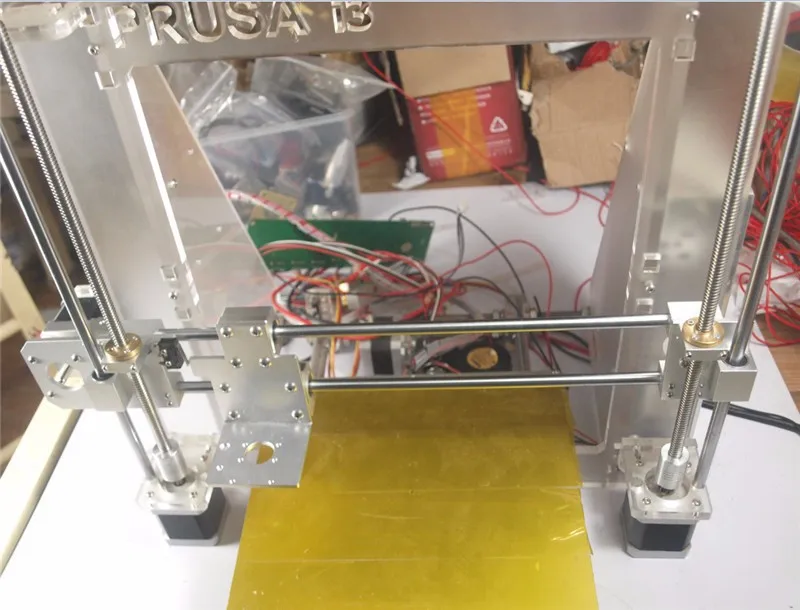 Funssor Reprap Prusa i3 все металлические X торцевые направляющие+ X торцевой двигатель для DIY Prusa 3D принтер серебристого цвета