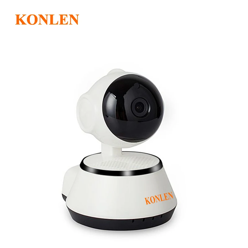 KONLEN Wi Fi безопасности сети IP камера видео CCTV Мини Беспроводная панорамная наклона