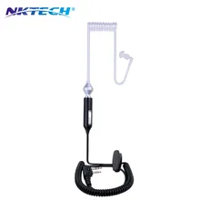 5pcs NKTECH EH-2-B K-Type 2 Pin PTT Mic Headset Walkie Talkie Earpiece  For BaoFeng WOUXUN TYT HYT KENWOOD QUANSHENG PUXIN