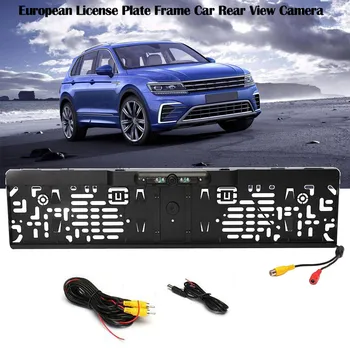 

European License Plate Frame Car Rear View Camera 170 Degree Night Vision Camera