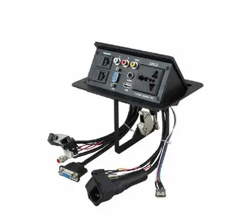 Price 2019 Video System Desktop Socket Mounted On The Table /socket Set / Desktop Socket Power Strip Socket Without Box