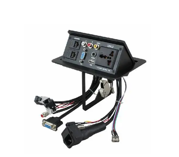 Продажа 2019 Видеосистема настольная розетка, установленная на столе Набор розеток настольная розетка без коробки