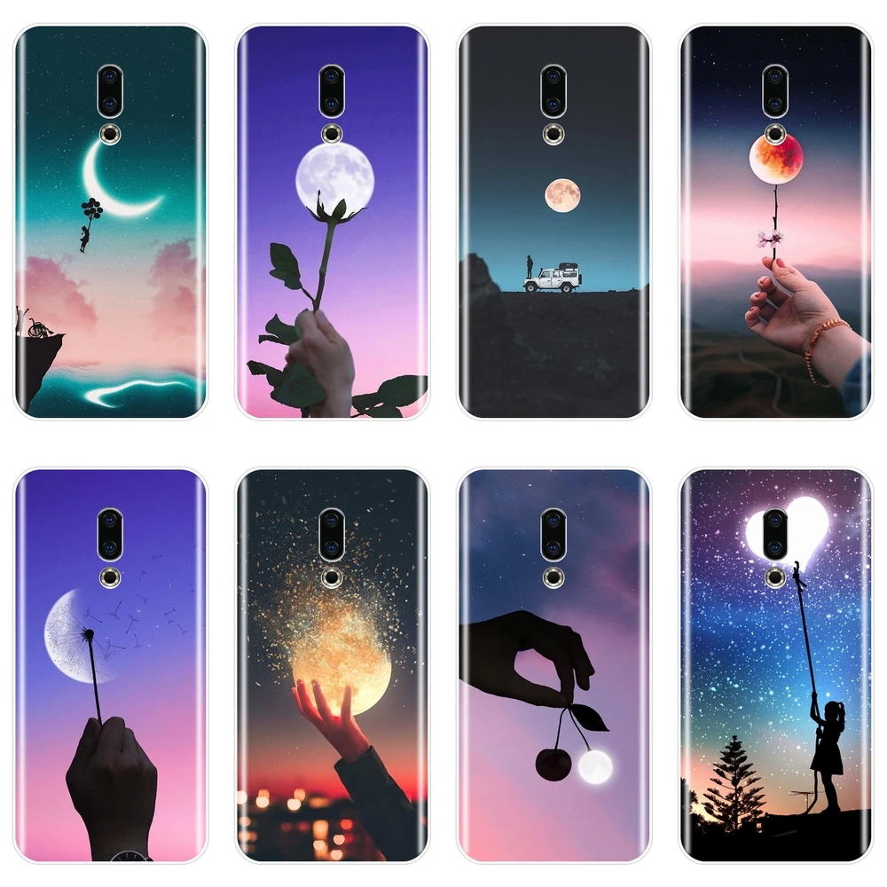 Силиконовый чехол для телефона из ТПУ Meizu 16th 16x15 Lite 16 Plus мягкая задняя крышка с