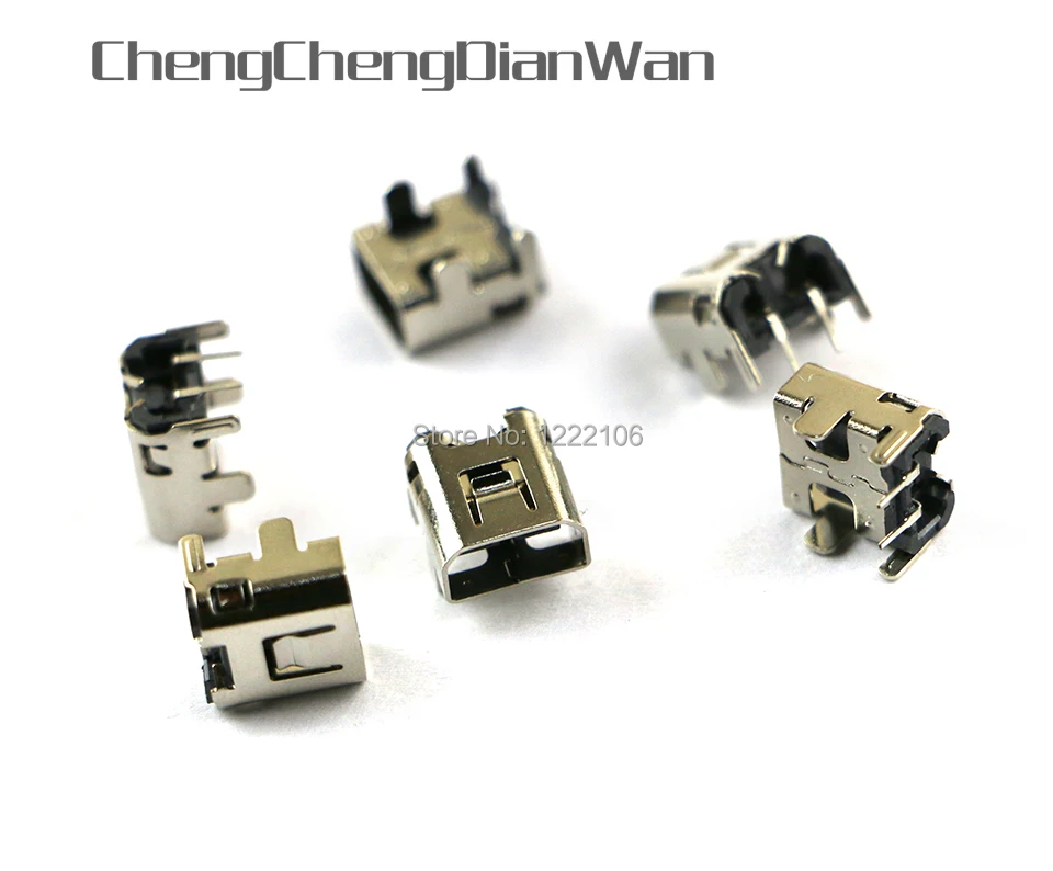 

ChengChengDianWan 5pcs Replacement Part for Wii U AC Adapter Charging USB Port power charger socket Charging Connector for WII U