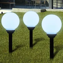 Солнечный газон лампа светодиодный Солнечный Шар для сада светильник лампы-фонари светильник датчик IP65 для дорожек сада открытый праздник Декор