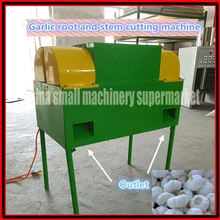 Горячая Свежий чесночник обыкновенный станок для резки/корень чеснока вогнутая машина для резки/корень чеснока машина для удаления