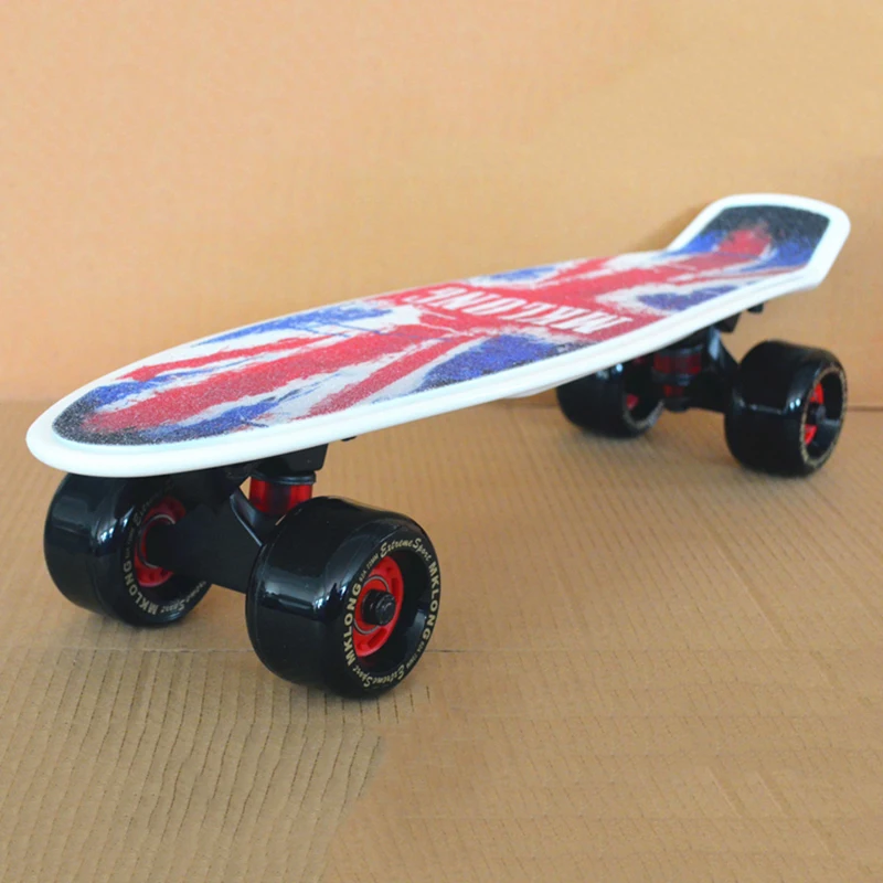 Новинка 2019 скейтборд с круглыми ручками оригинальный полный griptape ретро мини