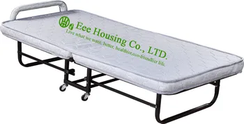 

Hotel Extra Folding Bed,9cm mattress Beds for Hotel guest room single size roll away folding hotel extra bed