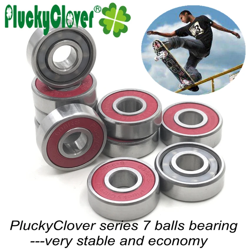 

2019 New Double Rocker Bearing Inline Skates Shoes Bearing 608rs Skateboard Wheel Roller Bearing Longboard Penny Board Bearings