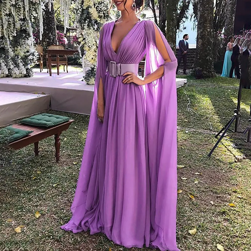 

Summer hot party dress Women Sexy Showback Sexy Deep V Sleeveless Neckless Dress one-piece dress#4M30
