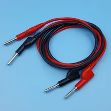 1 пара красный и черный 4 мм штекер типа "банан" мягкий ПВХ кабель Разъем мультиметр Тестовые провода