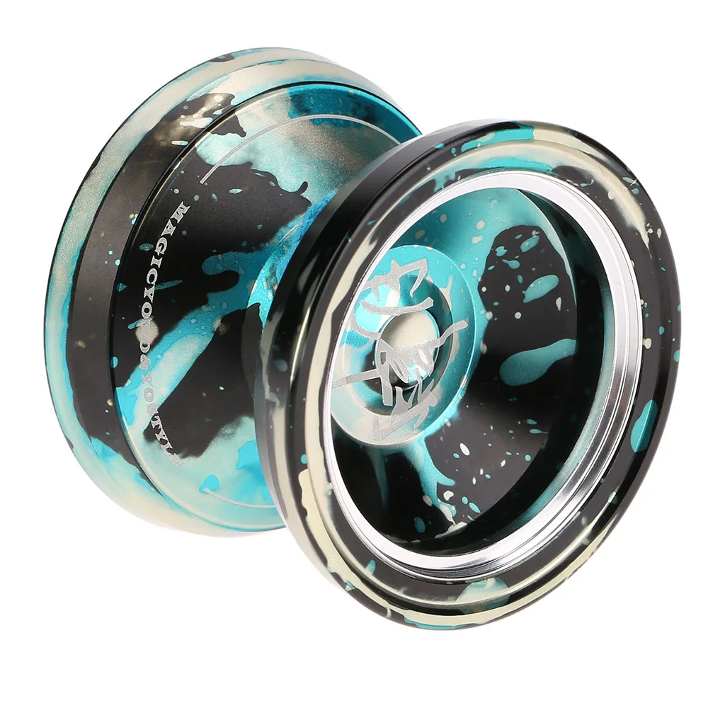 2016 hot sale MAGIC YOYO M002 April Stainless center bearing Purple Silver Blue Golden Professional yo